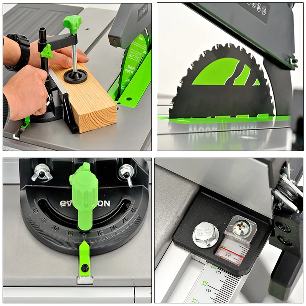 10 inch Multi-function Woodworking Table saw Aluminum and wood cutting Precision Panel Saw