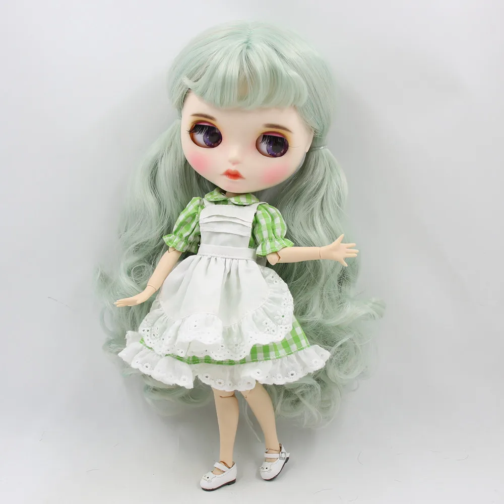 ICY DBS Blyth doll customized white skin hand-painted face sleep eyes joint body for girl gift BL40061059