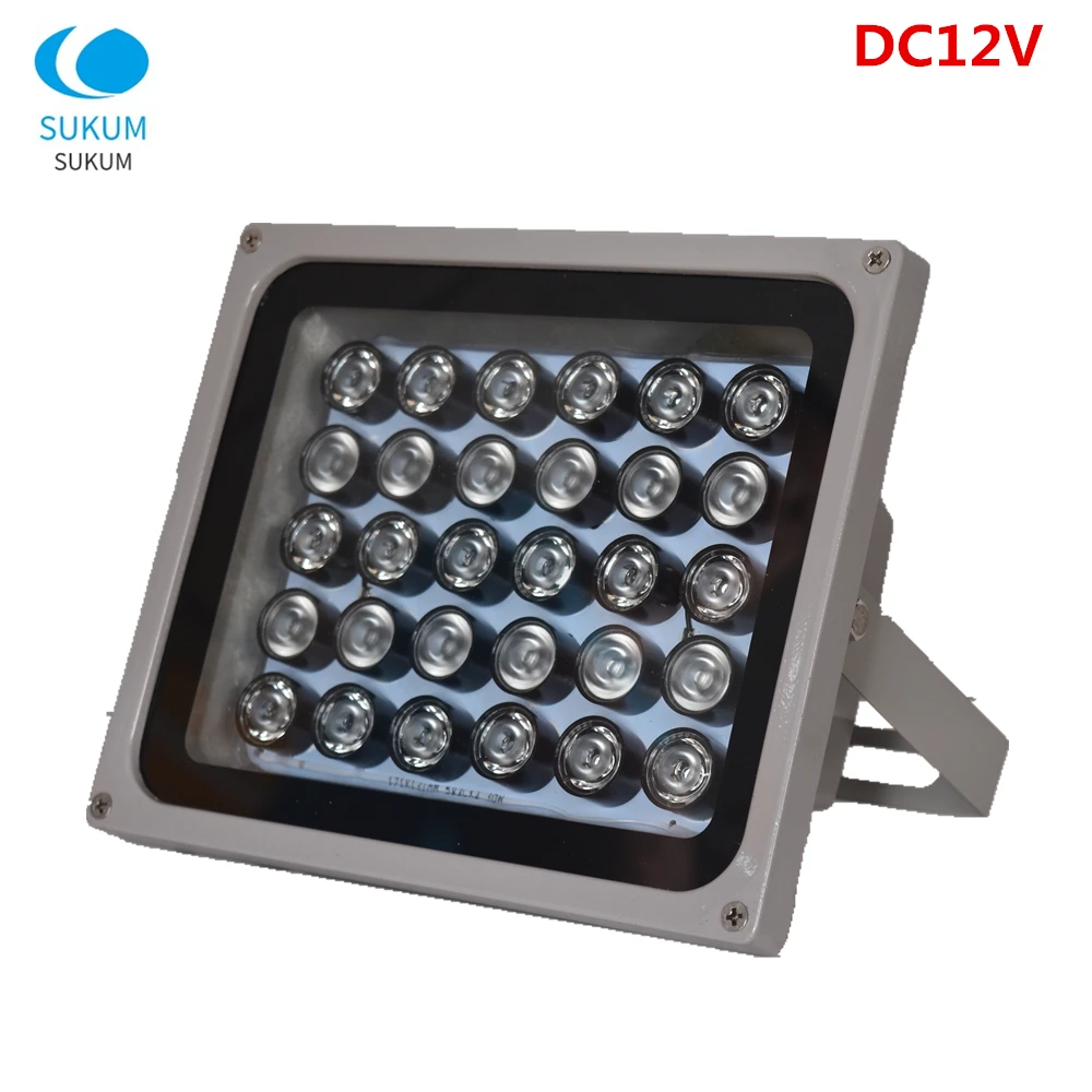 

DC 12V Outdoor CCTV Fill Light 850nm 30Pcs Array Led Waterproof Night Vision IR illuminator Infrared Lamp For Security Camera