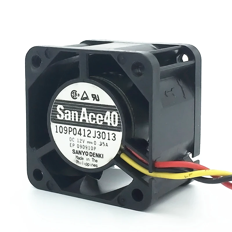 San ace-サーバーケース冷却ファン、サーバーケース、3ピン、12v、0.35a、4028、40x40x28mm、109p0412j3013、