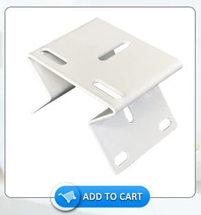I-Type White Universal Monitoring Telescopic Bracket Bullet Security CCTV Camera Ceiling Mount Bracket Vertical Hoisting Support