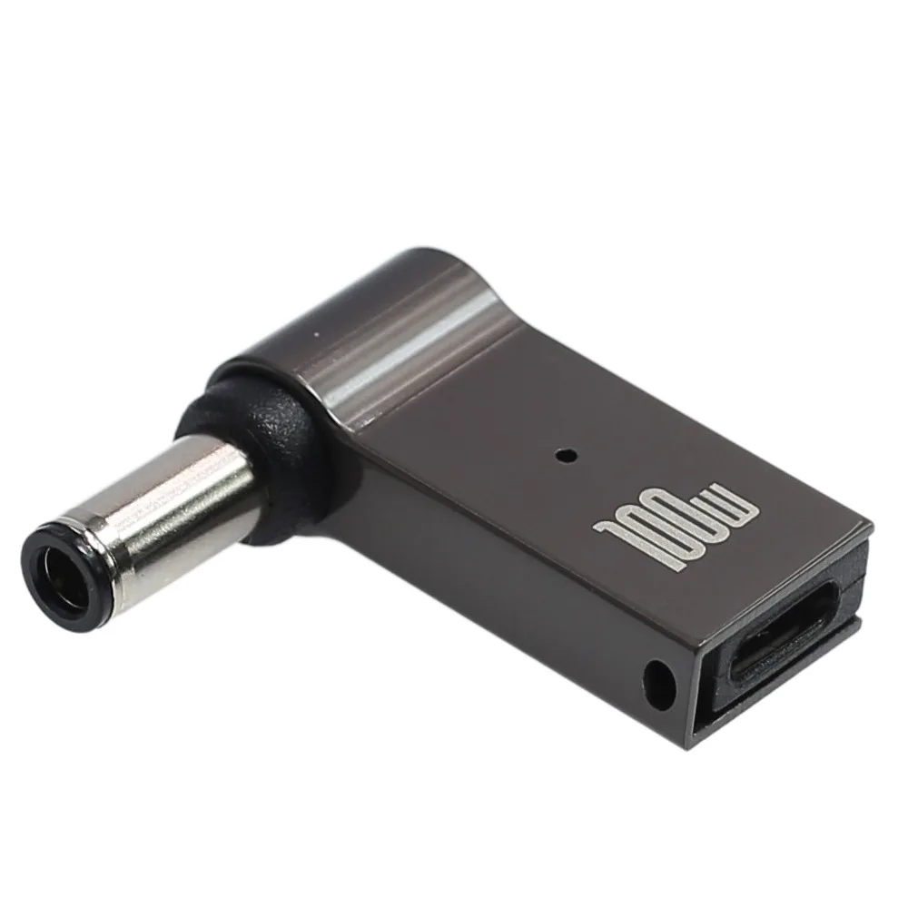 Pd 100w portátil carregador de alimentação adaptador conector usb tipo-c fêmea a 6.0x3.6mm macho jack plug converter para asus
