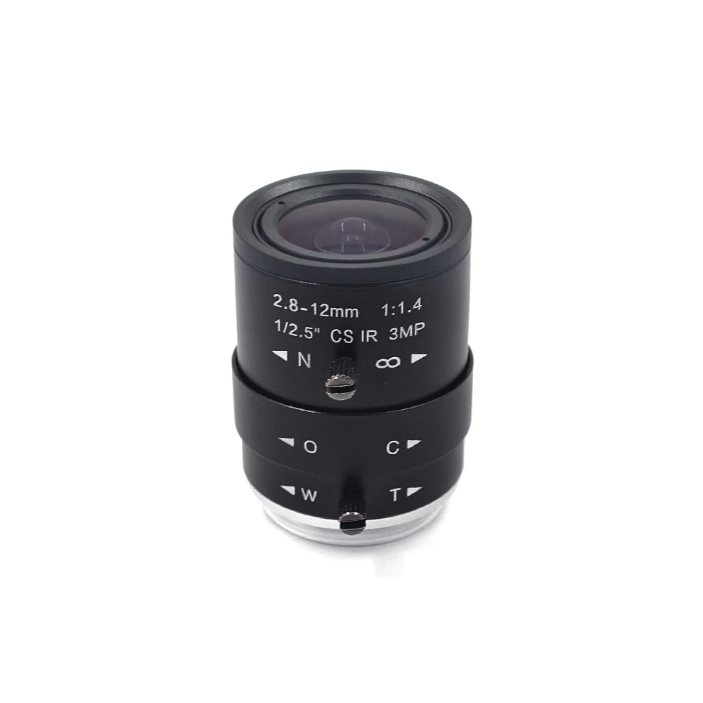 3MP HD 4mm Fixed Focus 5-50mm 2.8-12mm Varifocal Zoom Manual Lens 650 IR Filter CCTV Lens For CS Mount Security Camera