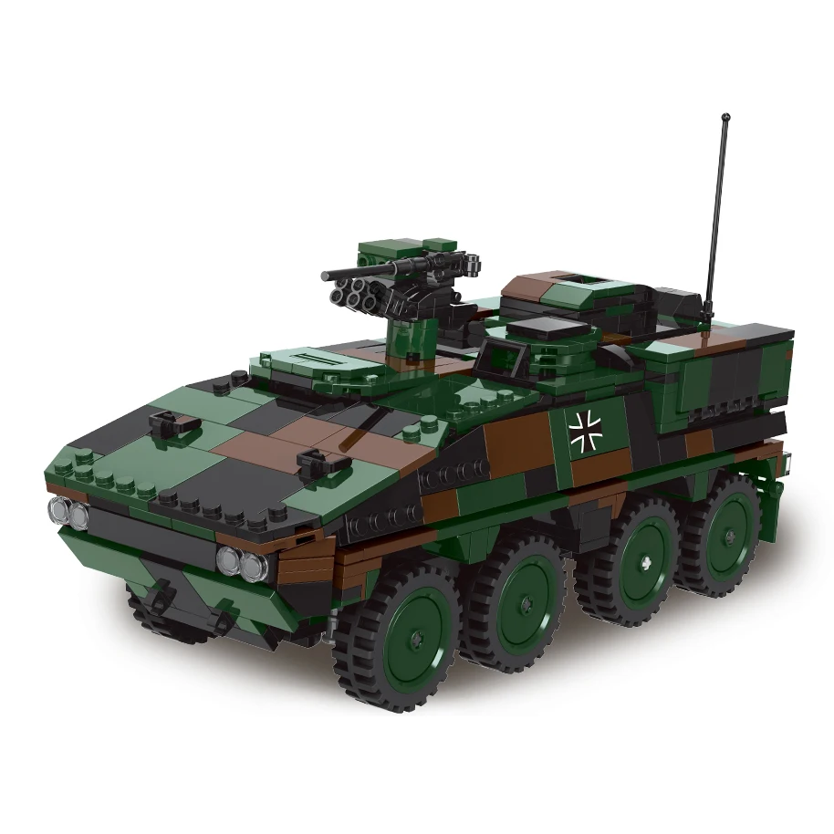 XINGBAO NEW 06043 Military Bricks 808pcs The GTK BOXER Armored Vehicle Model Building Blocks Bricks Educational Toys Stem Toys