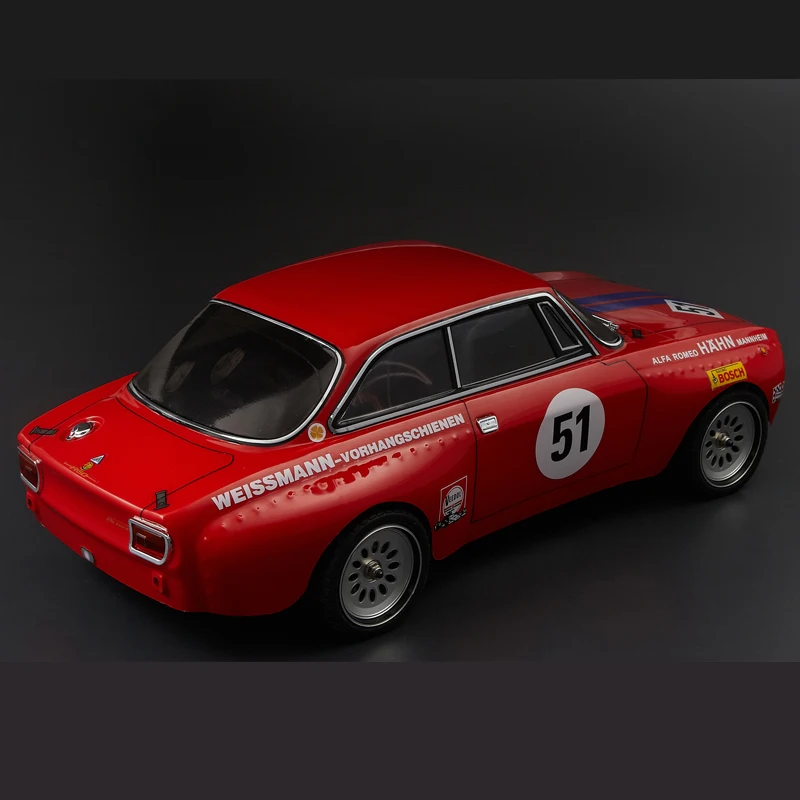 Killerbody RC 1/10 Touring Car 48318 Alfa Romeo 2000 GTAm Clear PC Body Case Frame With 257mm Wheelbase