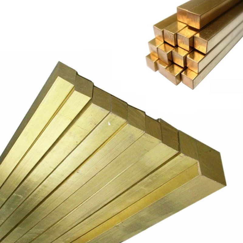 1 pz barra in ottone massiccio striscia in ottone piatto dimensioni barra 5x5/6X6 /8X8 /10X10 /12X12 /15X15 /20X20mm lunghezza 200 mm
