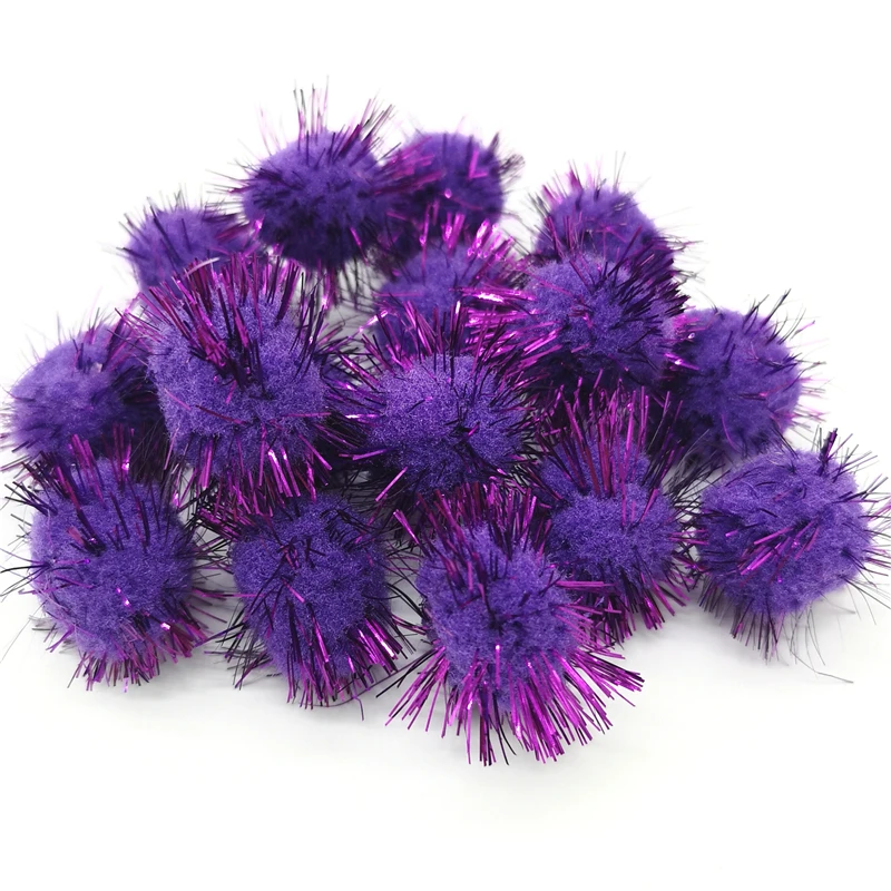 50pcs 15mm 25mm Colorful Pompoms for Dolls Garment Handmade Material Soft Fluffy Pom Poms Ball For DIY Kids Toys Accessories