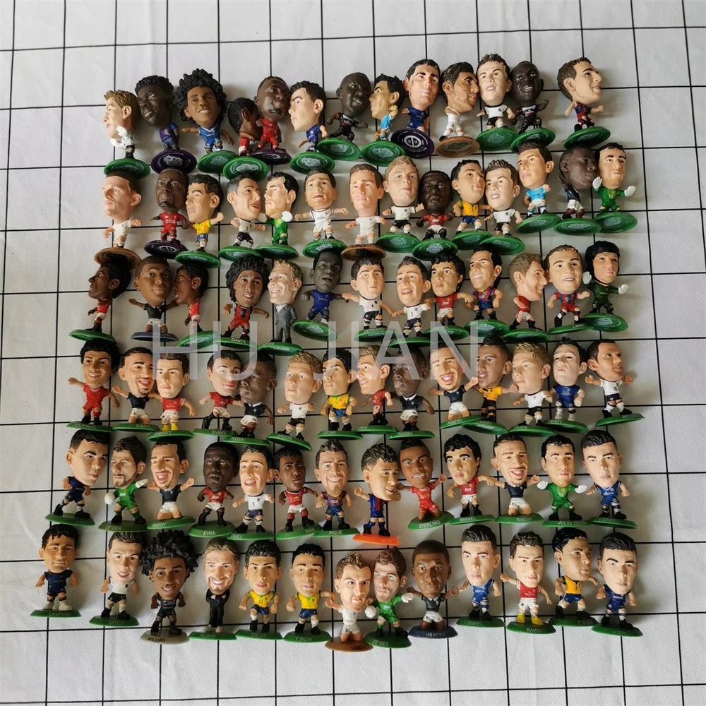 Originele Multi-Stijl Voetbal Ster Pop Hand Gemaakt Model Kinderen Party Speelhuis Speelgoed