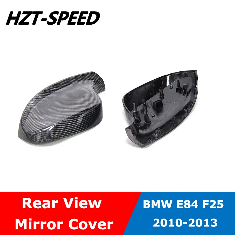 Replacement Type Carbon Fiber Rear View Mirror Cover For BMW X1 E84 X3 F25 2010-2013 Modification