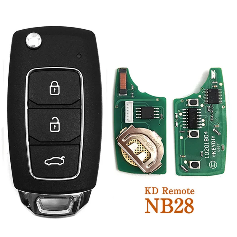 KEYDIY NB28 3 Buttons Multi-Function Universal KD Remote Car Key NB Series Auto For KD900 URG200 KD-X2 Programmer Tools 5pcs/Lot