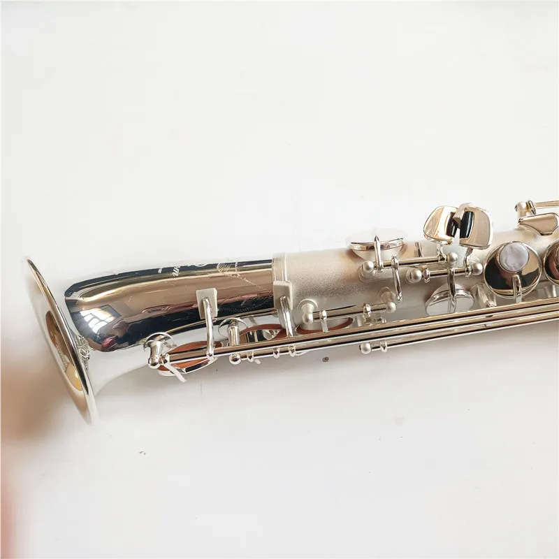 Made in Japan 875 Soprano Saxophone Reference  Silvering B-flat Soprano Sax  With Case Mouthpiece Reeds Neck