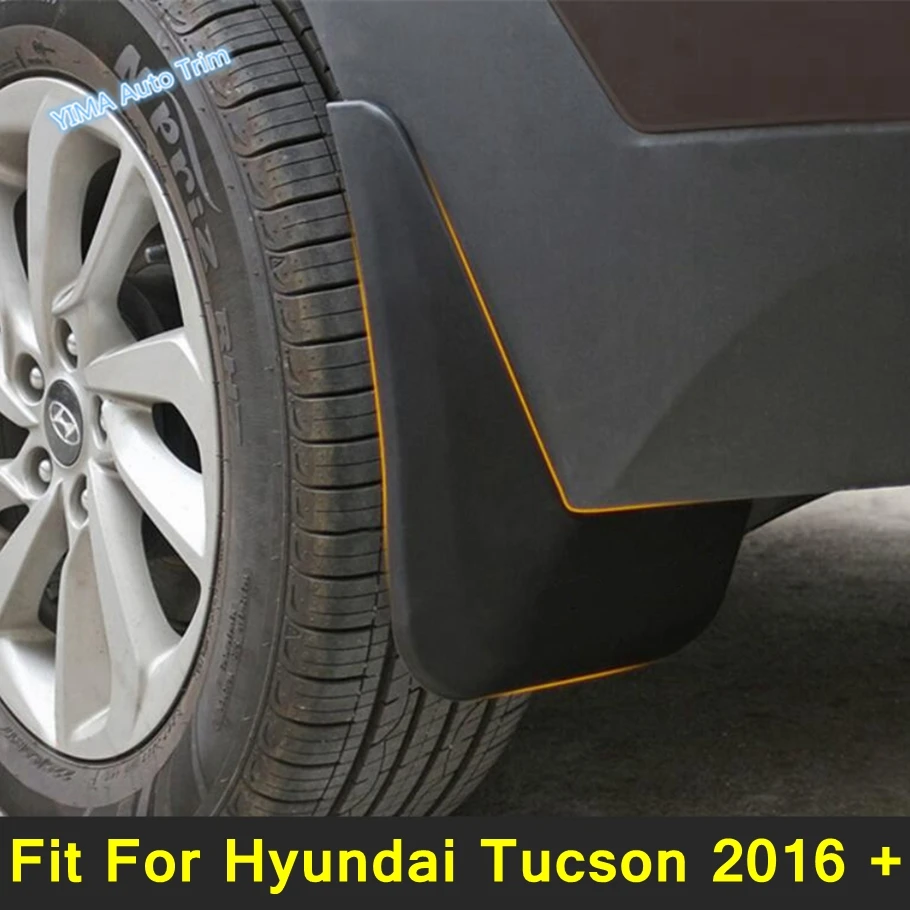 

Car Styling Front + Rear Durable Mudguards Mud Flap Flaps Splash Guards Fender Cover For Hyundai Tucson 2016 - 2020 Accessories