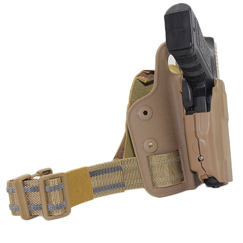 Taktisches Drop Leg Holster für Glock 17 cz75 Beretta m9 92f 92Fstaurus Gürtel Taille Holster Jagd zubehör