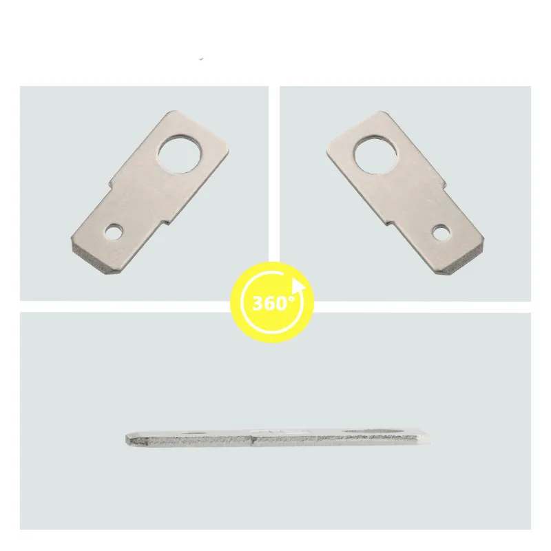 50/100pcs Ground Lug Male Speaker terminal 6.3 Screw Hole 4.2MM Thickness 0.8MM Connector Plug Spring