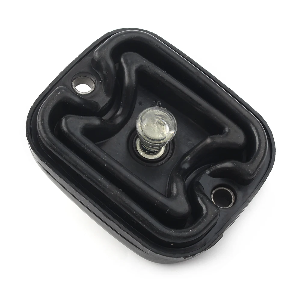 Motorcycle Front Brake Master Cylinder Cover for Harley Fatboy Dyna Big Twin models 1996-2016 & Sportster 1996-2003 Chrome Black