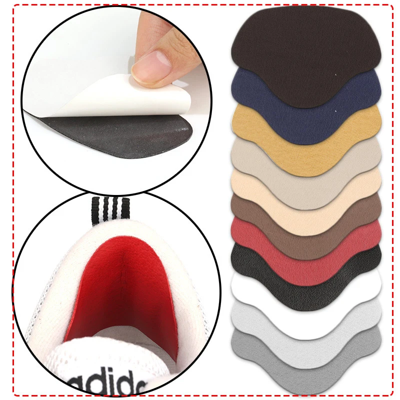 4PCS Einlegesohlen Fersenreparatur-Einlagen Klebende Schuh-Fersenpolster mit Anti-Verschleiß-Funktion für Sneaker, Fußpflege-Polster für Schuhe – Detail 1