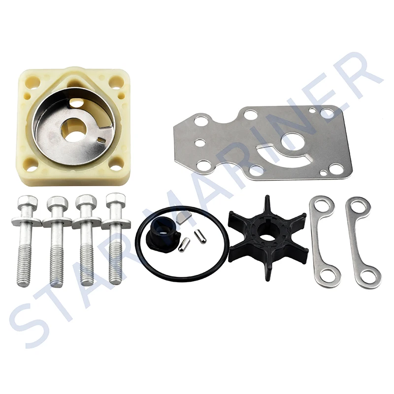 6AH-W0078 Water Pump Repair Kit For Yamaha Outboard Motor 4T F9.9 F13.5 F15 F20 6AH-W0078-00 6AH-W0078-01 Boat Engine Replaces