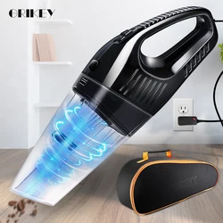 Grikey Powerful Wireless Car Vacuum Cleaner Mini Handheld Vacuum Cleaner Cyclone Car Dry Wet Cleaning 120W Gift KIT