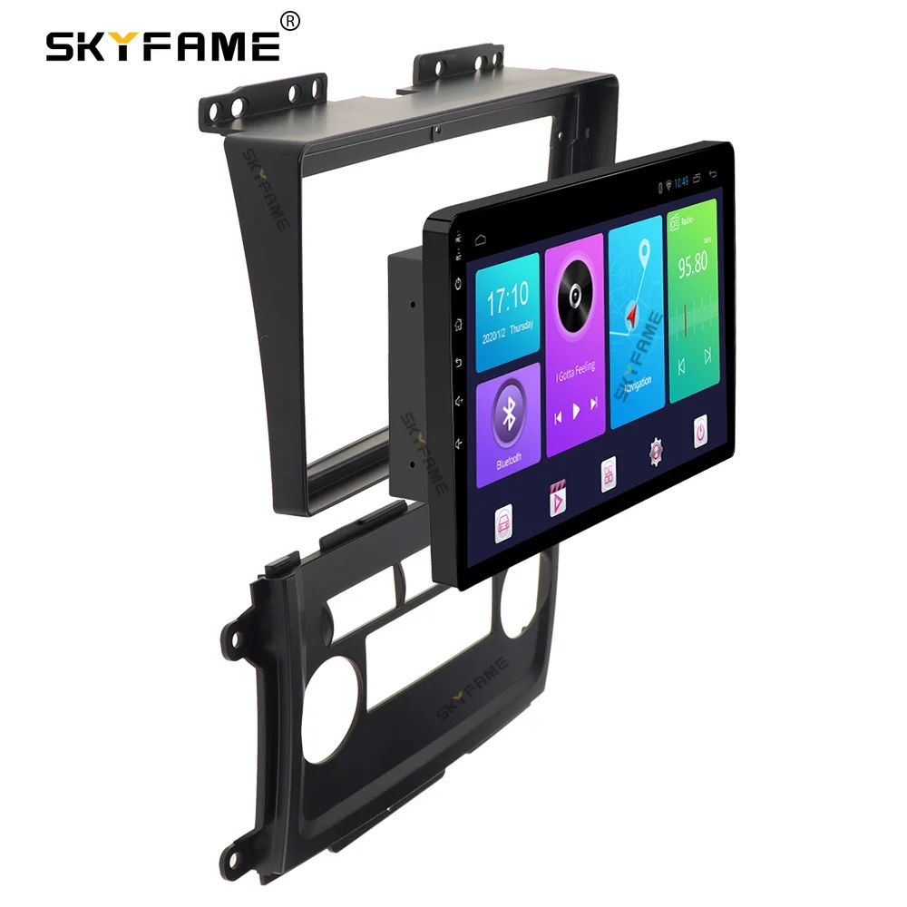 SKYFAME إطار السيارة فآسيا محول أندرويد راديو داش تركيب لوحة عدة لنيسان الحدود Xterra