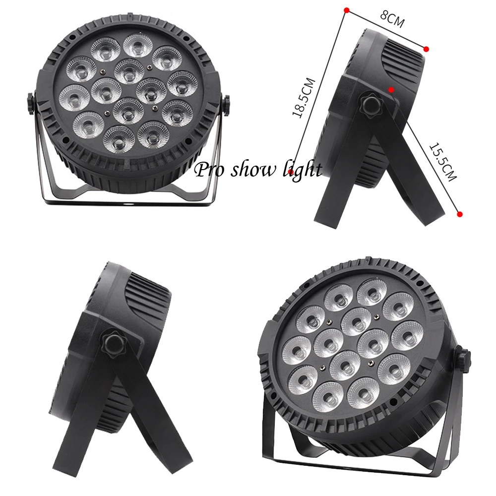 14X6W RGBW LED Par Light Dj Equipments Disco Light DMX Control LED Wash Light Stage Lighting Professional Flat LED Par 100% NEW