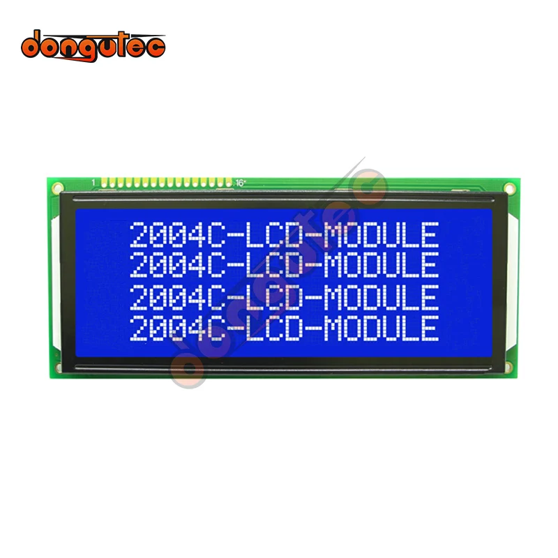 2004 LCD 20X4 Character Module  Parallel Port Screen 5V 2004C Blue/Yellow Green/Gray English/Russian/Japanese/European