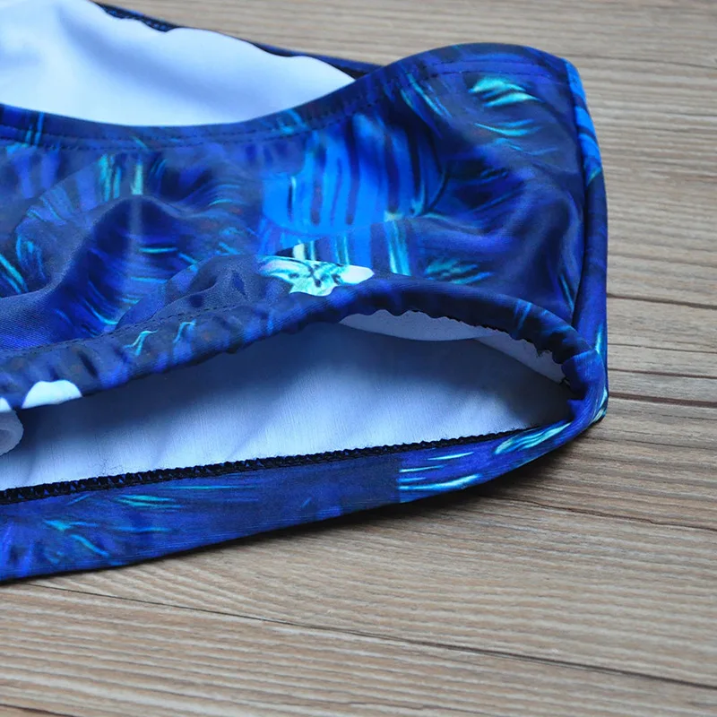 Sexy Men Swimwear Swimsuits Swimming Boxer Briefs Surf Board Shorts Trunks Bikini Leaf Gay Penis Pouch Bathing Suits Panties