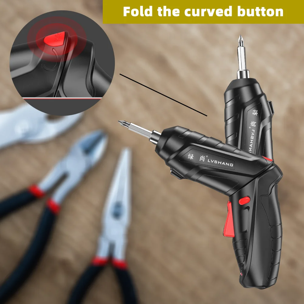 5V MINI Electric Screwdriver Hand Drill Cordless Multi-functional Tools Rechargeable Lightweight Gadgets with LED Light