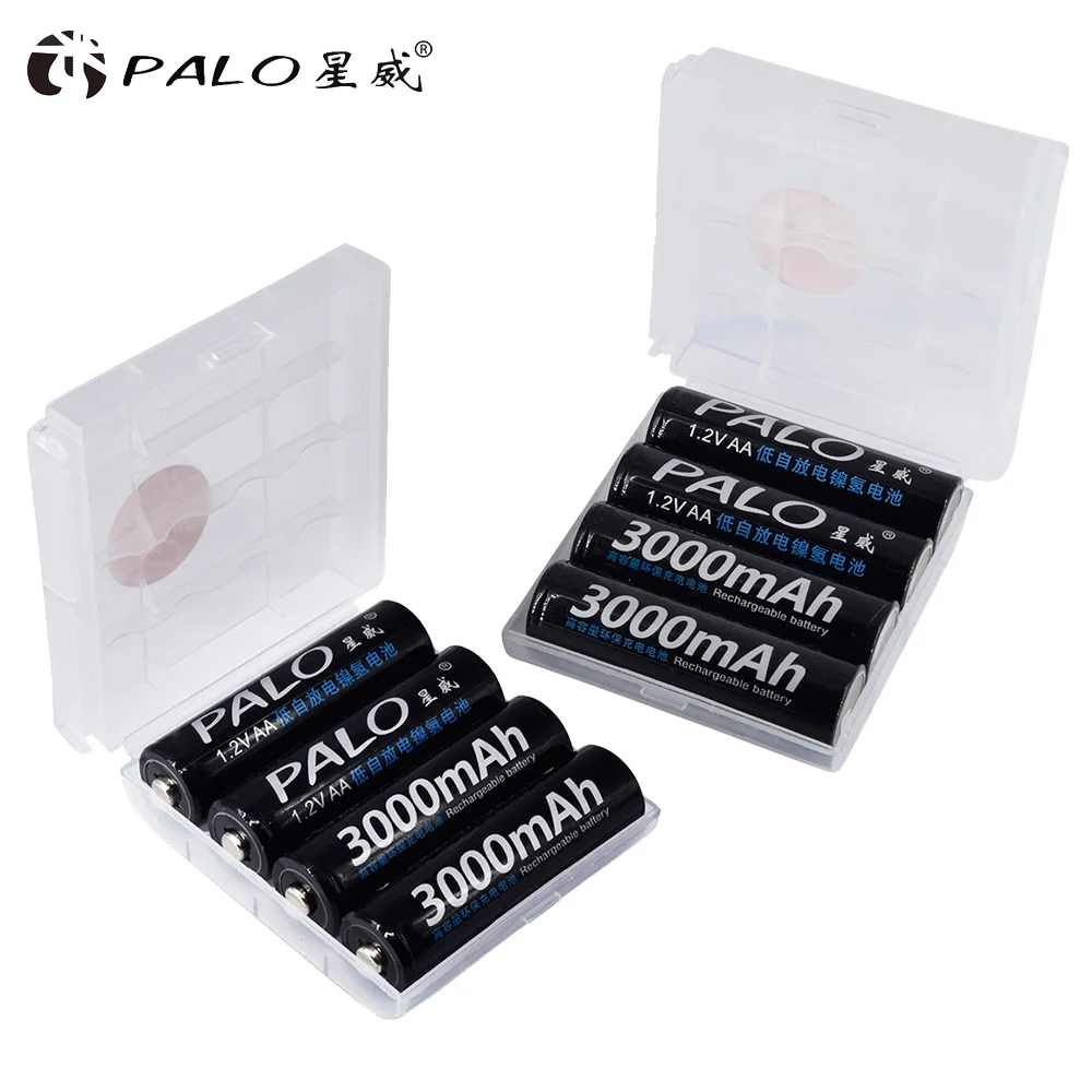 AA Rechargeable Battery AA NiMH 1.2V 3000mAh Ni-MH 2A Pre-charged Bateria low self discharge aa Batteries For camera toy car