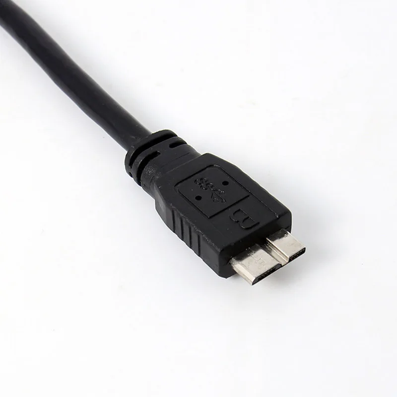 USB 3.0 Male To Type A Micro B Male Dual Power Y Splitter Cable Extension Wire For External Hard Drives