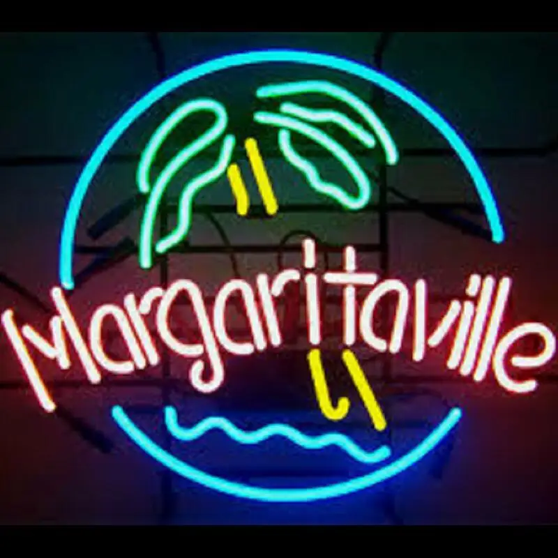 

Custom JIMMY MARGARITAVILLE Glass Neon Light Sign Beer Bar