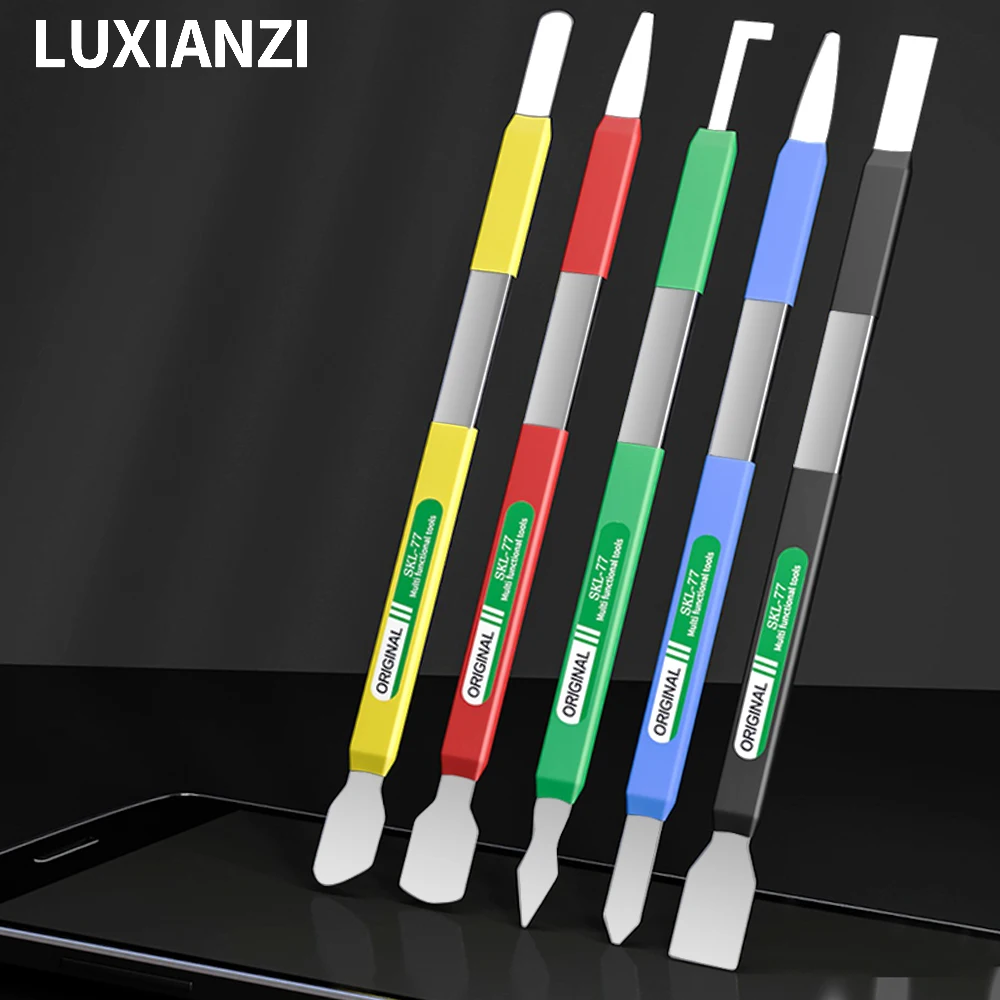 LUXIANZI Set di strumenti per l'apertura della riparazione dei telefoni cellulari per iPhone iPad Computer portatile smontare le pinzette del piede di porco Kit di utensili manuali