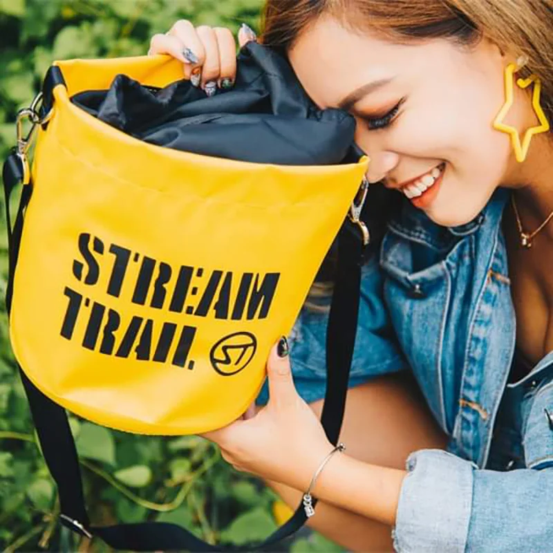 Stream Trail-bolsa impermeable de anémona para exteriores, bolso de hombro con cordón, saco seco, resistente al agua, para buceo, 6L