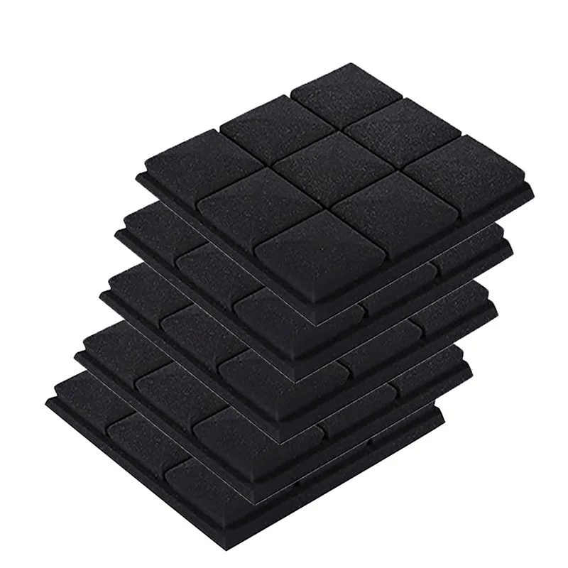 25x25x5cm Studio Acoustic Foam Sound Proofing Protective Sponge Soundproof Absorption Treatment Panel Sealing Strips