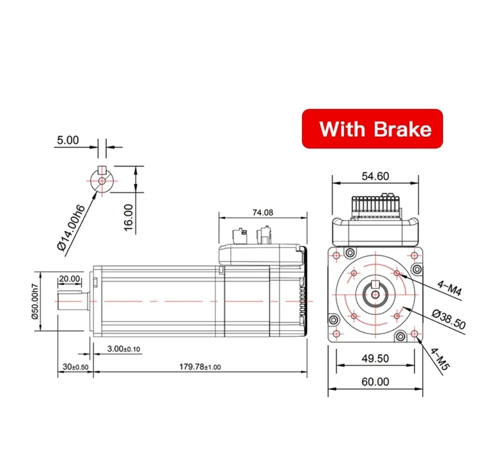 Imagem -06 - Jmc-servomotor Integrado 400w 3000rpm nm para Pulverização Braço Mecânico Impressão 3d Cnc Kits