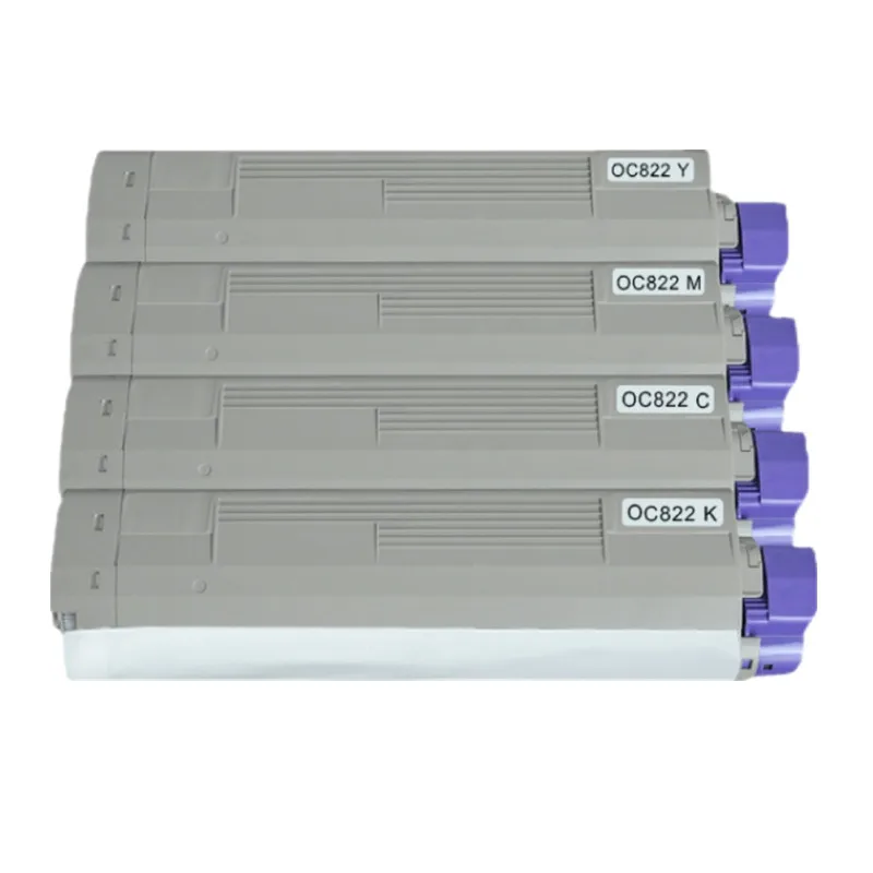 

4 шт., совместимые с OKI 822 для Okidata C822 C822n C822dn, цветной тонер-картридж 44844616 15, 14, 13, ТИП C7 43837112 11 10 09