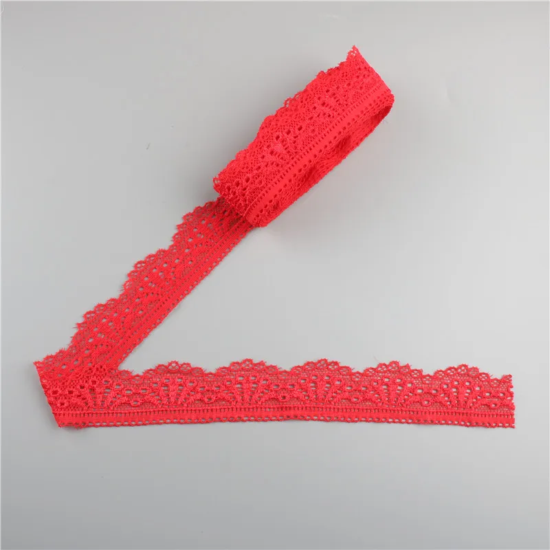 High Quality 5 Yards/lot Lace Ribbon Tape 40mm Lace Trim Underwear Dress DIY Clothing Accessories