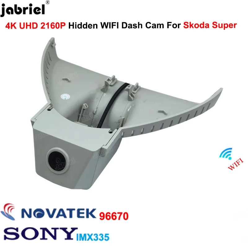 

4K 2160P Auto Wifi Car Dvr Dash Cam Camera 24H Dual Lens Cameras Video Recorder For Skoda Superb 2018 2019 2020 2021 2022