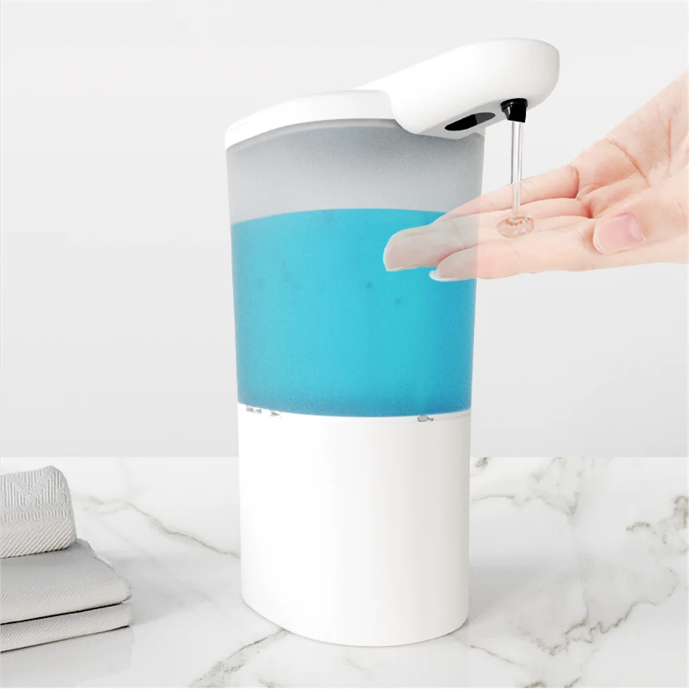 PUPWONG Hand Sanitizer Dispenser Automatic Touchless Sensor 500ml Auto Gel Infrared Dispenser for Kitchen Bathroom Equipment