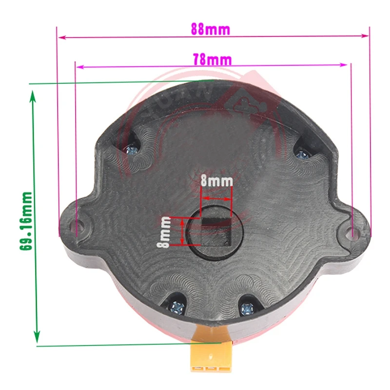 220V Actuator For Air Damper Valve Electric Air Duct Motorized Damper Wind Valve Driver 1NM For Ventilation Pipe