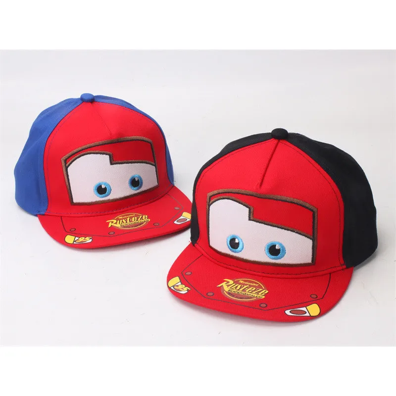 Vendita calda bambini berretto da Baseball nuova moda Lovey Cartoon Car neonati maschi ragazze cappello piatto regolabile bambini Snapback Hip Hop