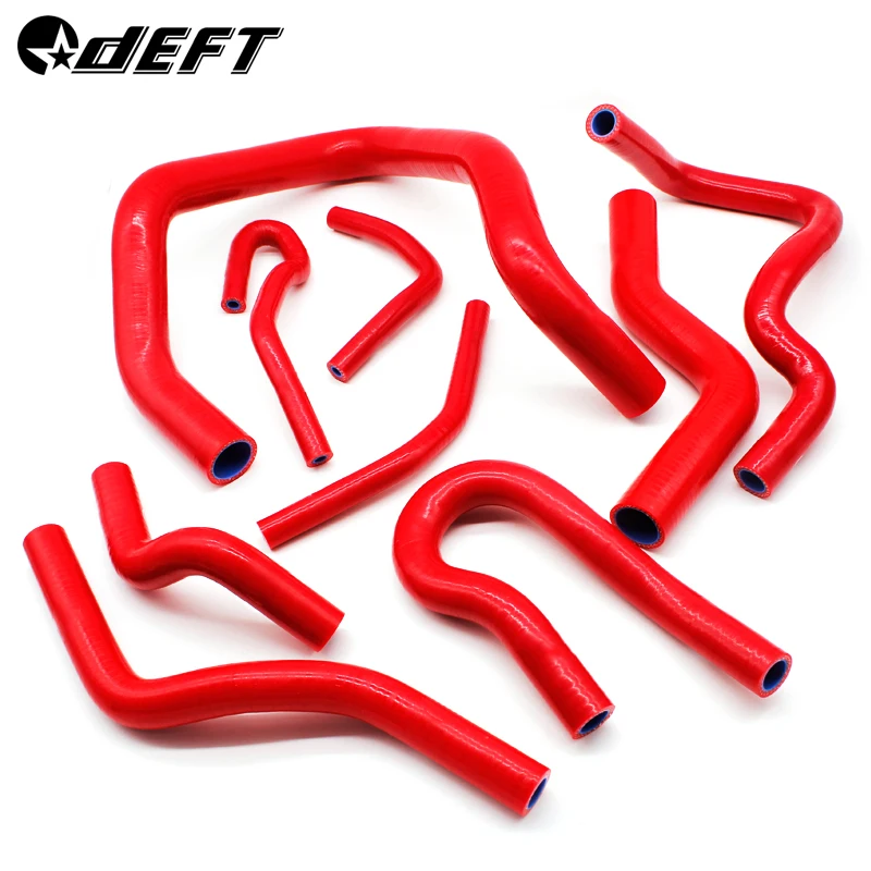 

9Pcs Auto Silicone Radiator Hose Kit for Honda Civic D15 D16 SOHC EG EK 1992 1993 1994 1995-2000 Car Accessories 4.5mm Thickness