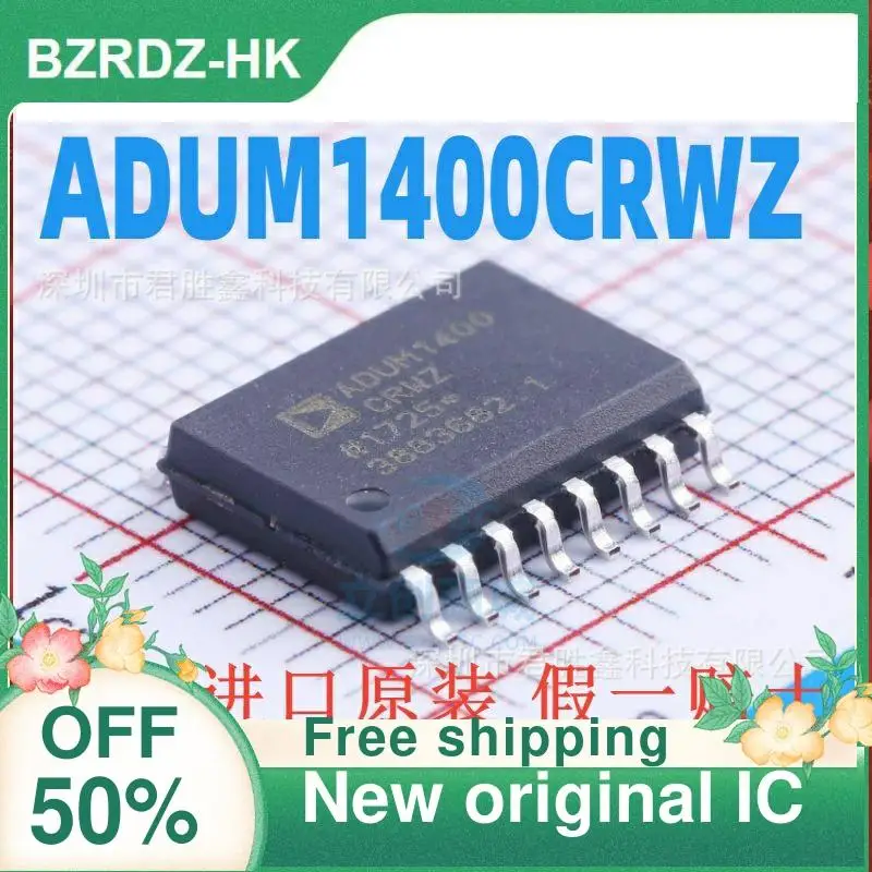 IC original de ADUM1400ARWZ, ADUM1400CRWZ, ADUM1400BRWZ, SOP16, novo, 5 PCes