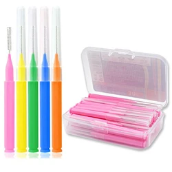 30pcs/lot Interdental Brush Dental Floss Teeth Oral Clean Hygiene Toothpick Teeth Brush Oral Care Tool