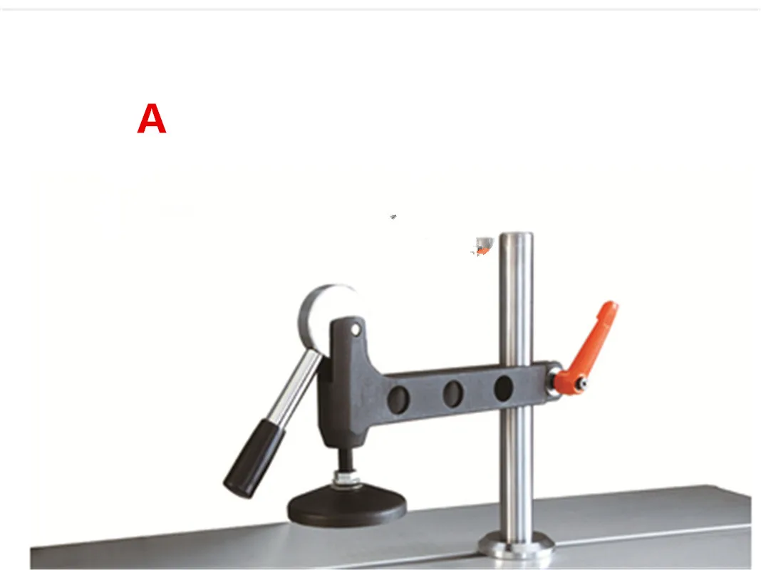 Morsetti a ginocchiera orizzontali regolabili Funssor Morsetto per tenere incasso per la lavorazione del legno sega da tavolo di precisione Alimentatore manuale