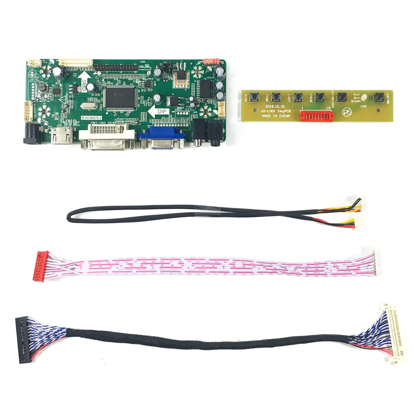 HD MI DVI VGA AUDIO LCD Board Work With 17inch 1280x1024 G170EG01 V1 G170ETN01.0