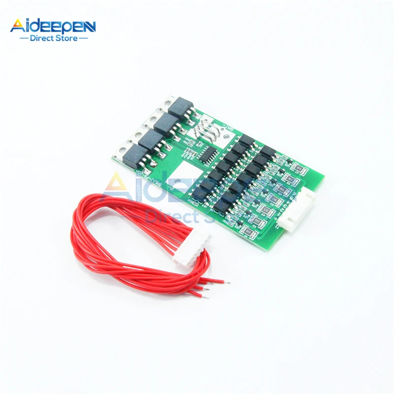 7S 20A 24V Balancing Li-ion Lithium 18650 Battery BMS Protection Board Short Circuit Protection Overcharge Overcurrent With Line