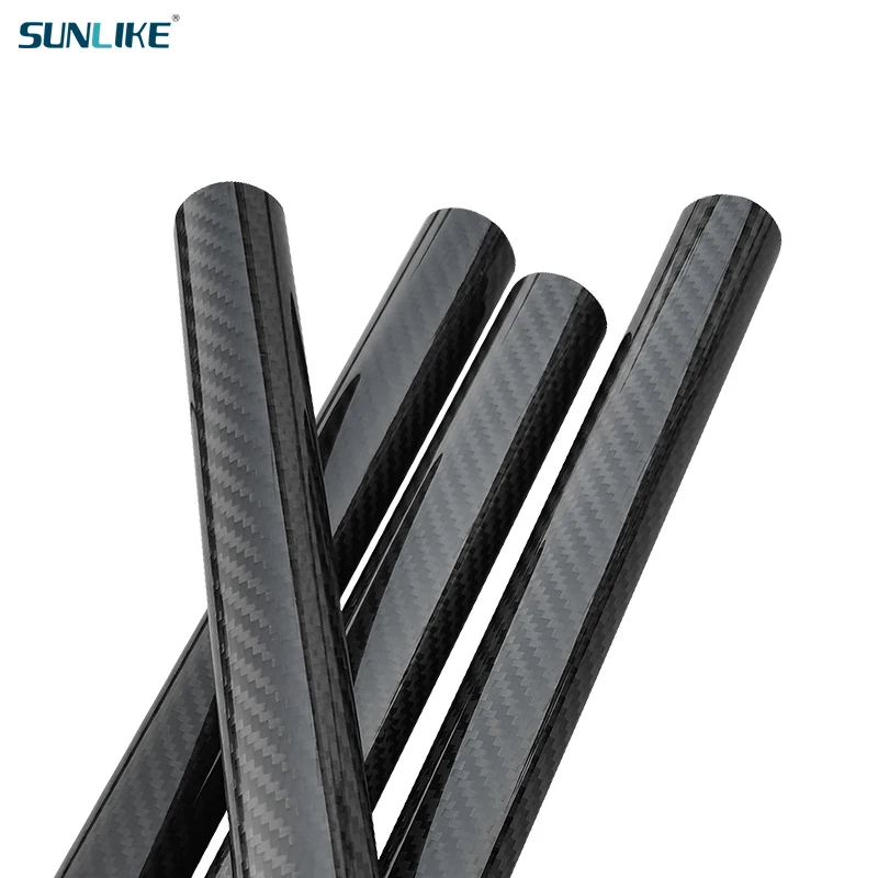 2 PCS 3K Carbon Fiber Tube Length 248mm Diameter 30mm 32mm 33mm 34mm 35mm 36mm 37mm For RC Model Aircraft Drone Accessories