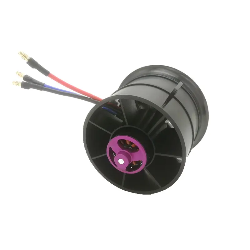 Hobbyhh EDF fan 70mm CW and CCW 12 blade 4S 2800kv 6S 2100kv