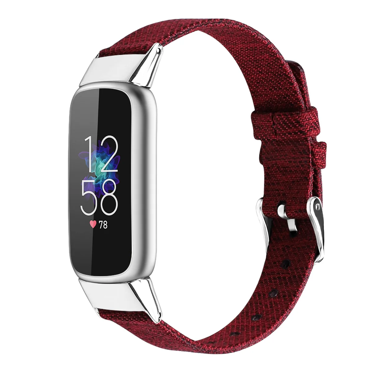 Essidi Mới Canvas Dây Vòng Fitbit Luxe Nylon Thể Thao Đồng Hồ Correa Fitbit Luxe Thay Thế