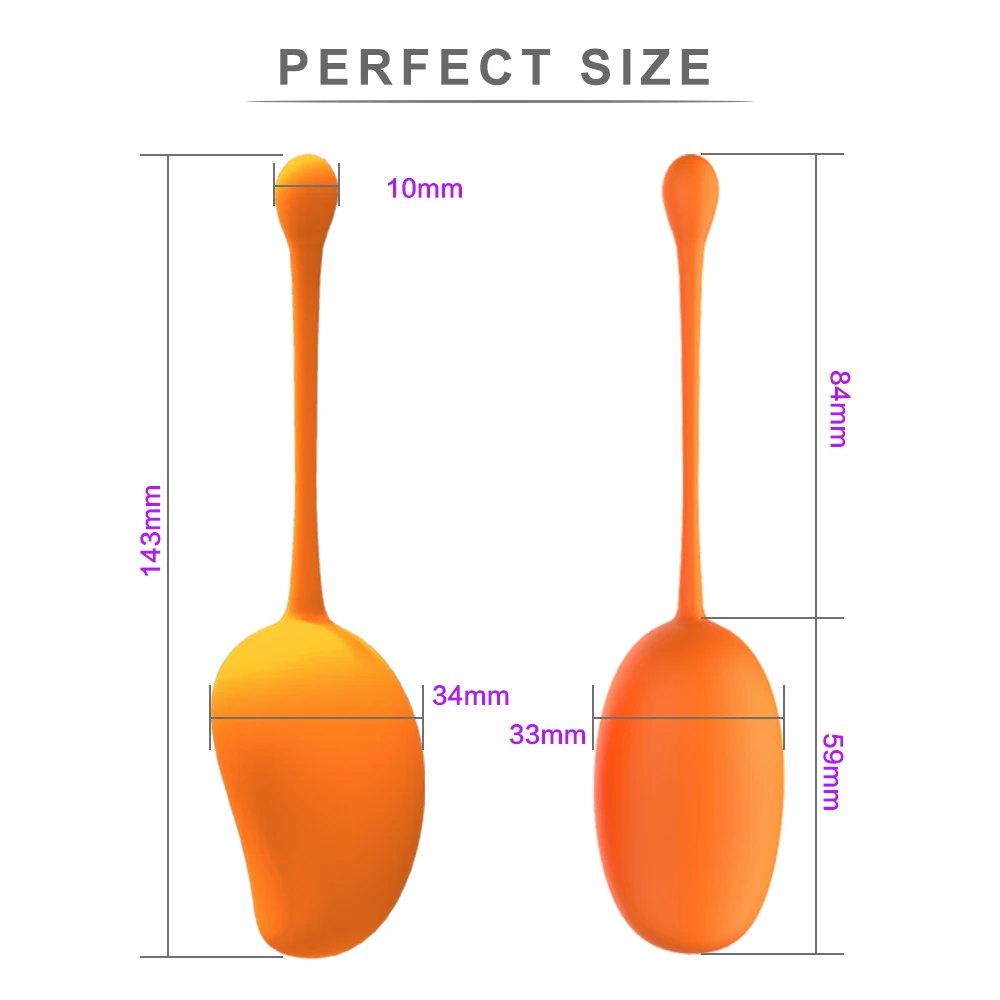 Mango Kegel Balls Weighted Bladder Control Kegel Trainer Pelvic Floor Exercises vaginal muscle balls Chinese Balls For Women